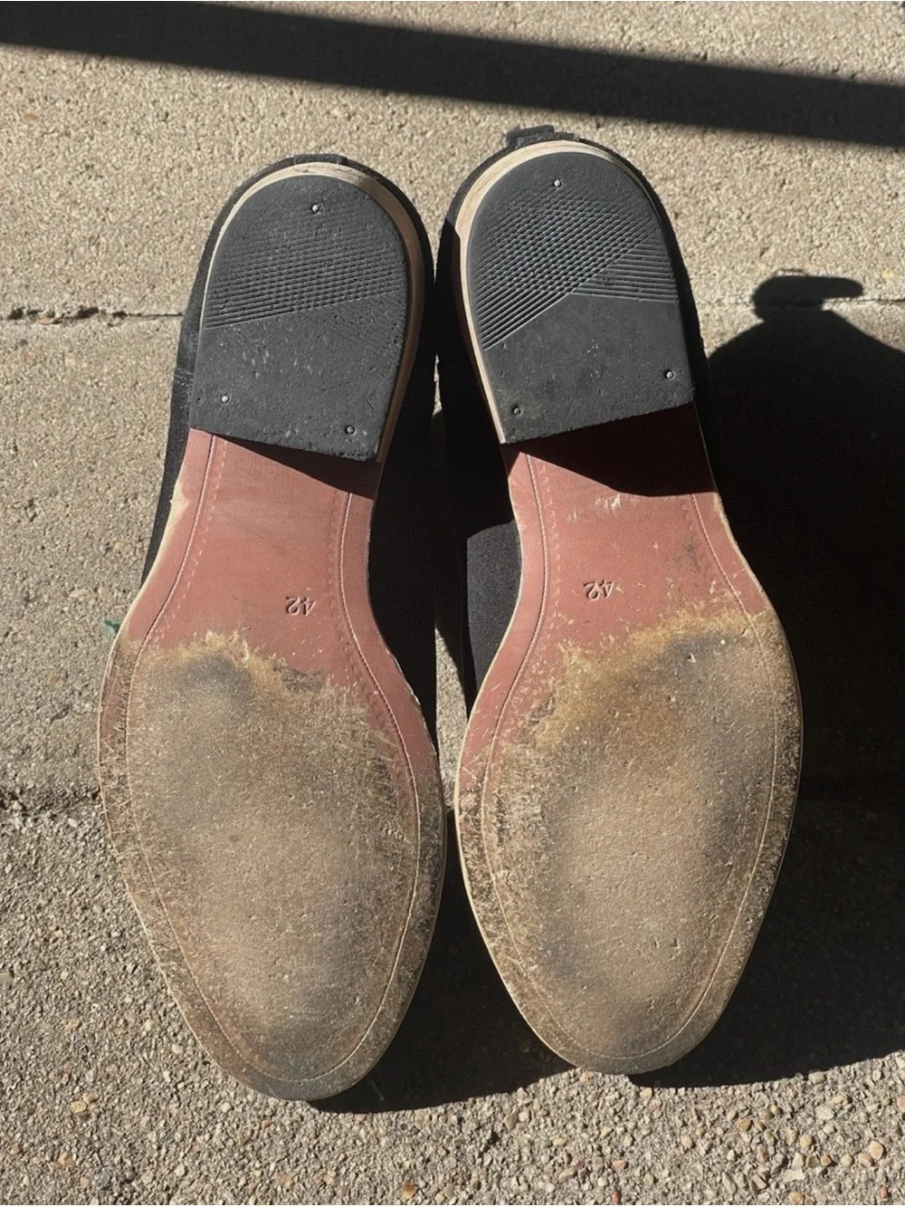 Topman Black Suede Chukka Boots with Tan Sole